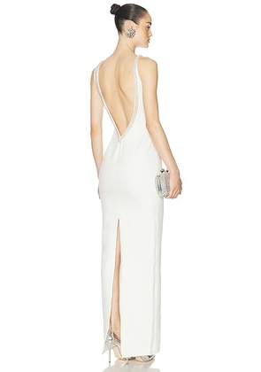 MAY MASHIAH Bella Dress in White - White. Size L (also in M, S, XS).