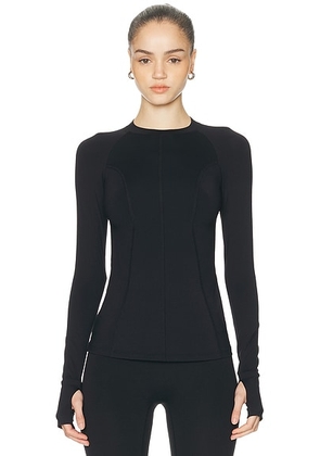NORBA Contour Long Sleeve Top in Black - Black. Size L (also in M, S, XS).