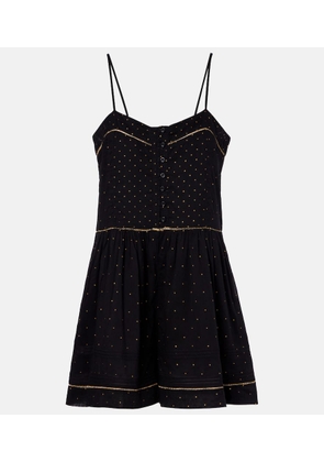 Marant Etoile Vickie polka-dot cotton romper