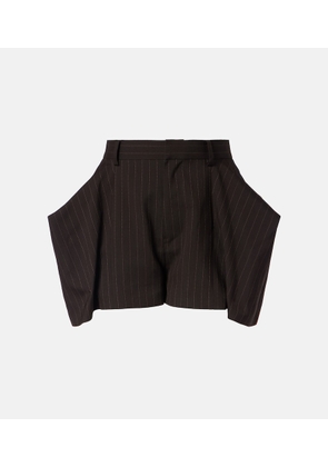 Sacai Striped Bermuda shorts