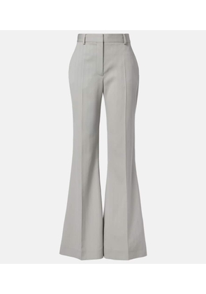 Stella McCartney Striped wool bootcut pants