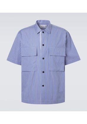Sacai Striped cotton poplin shirt