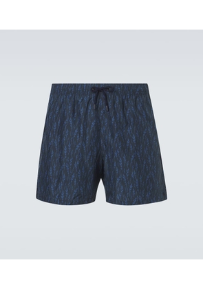 Canali Printed swim trunks