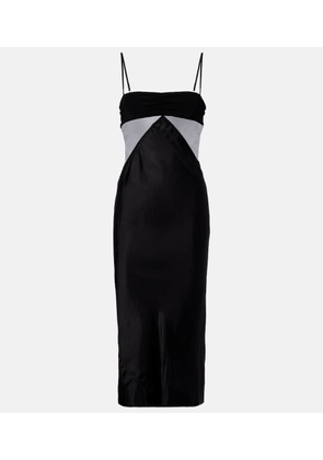 Rick Owens Combo slip dress