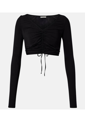 Nensi Dojaka Ruched crop top