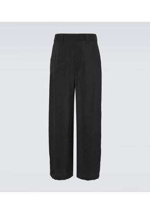 Lemaire Silk-blend straight pants