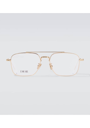 Dior Eyewear DiorBotanica gold-plated aviator glasses