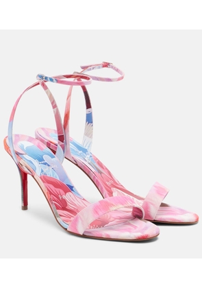 Christian Louboutin Miss Z 80 floral sandals