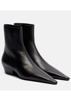 Saint Laurent Jill leather ankle boots