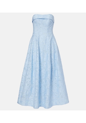 Simkhai Valeria embroidered midi dress