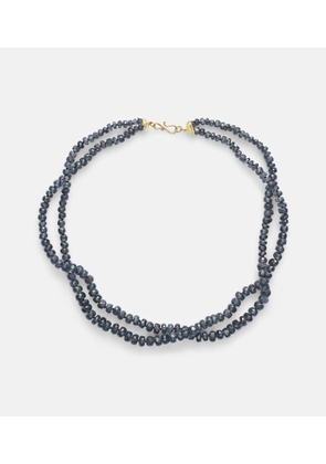 Ileana Makri Beaded necklace with kyanites