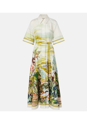 Alemais Jungle Boogie cotton shirt dress