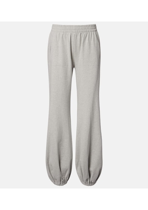 Norma Kamali Cotton-blend jersey sweatpants