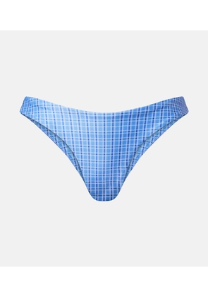Faithfull Ombra checked bikini bottoms