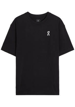 ON Club T Logo Cotton T-shirt - Black - S