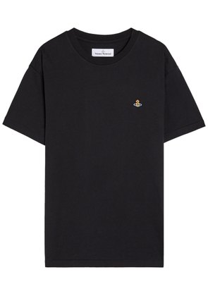 Vivienne Westwood Classic Logo Stretch-cotton T-shirt - Black - XL