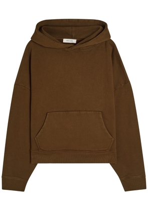 Entire Studios Heavy Hooded Cotton Sweatshirt - Brown - M