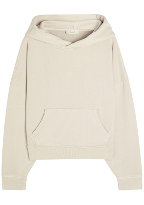 Entire Studios Heavy Hooded Cotton Sweatshirt - Off White - L