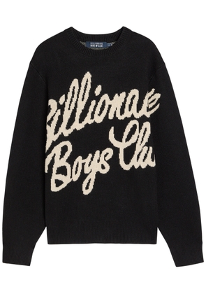 Billionaire Boys Club Logo-intarsia Knit Jumper - Black - L