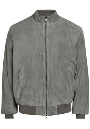 Polo Ralph Lauren Suede Bomber Jacket - Dark Grey - XL