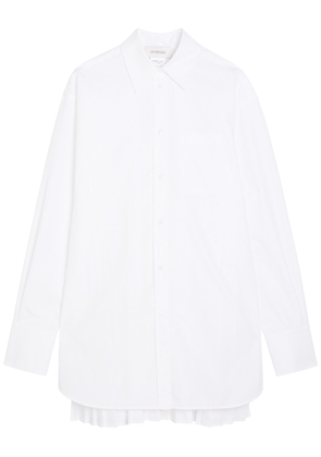 Sportmax Pleated Cotton-poplin Shirt - White - 10 (UK10 / S)