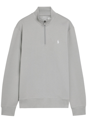 Polo Ralph Lauren Half-zip Cotton-blend Sweatshirt - Grey - L