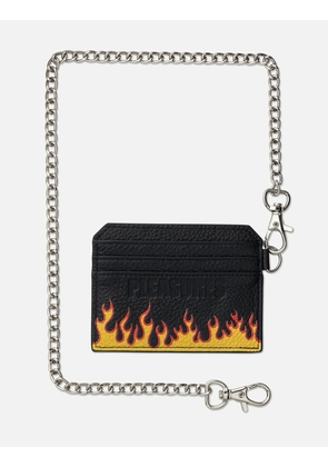 Leather Card Holder with Chain