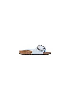 Birkenstock Blue Artificial Leather Flat Sandals - EU39/US9