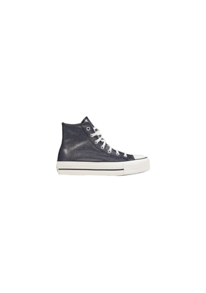 Converse Black Synthetic Platform Sneakers - EU39/US9