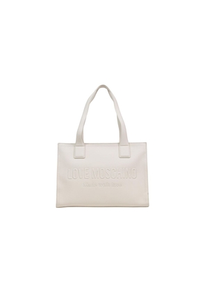 Love Moschino Beige Polyethylene Handbag