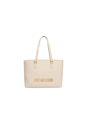 Love Moschino Beige Polyethylene Handbag