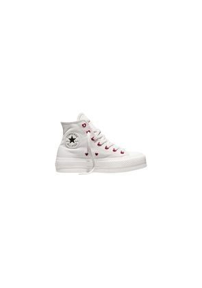 Converse White Fabric Platform Sneakers - EU36/US6
