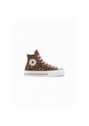 Converse Brown Suede Leather Platform Sneakers - EU36/US6