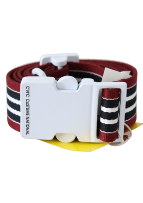 Costume National Black Cotton And Canvas Regular Belt - 110 cm / 44 Inches