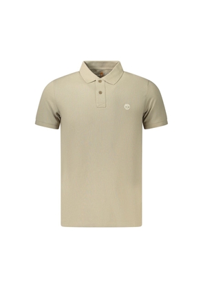 Timberland Beige Cotton Men Polo - S