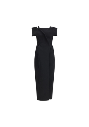 Khaite Black Polyester Cocktail Dress - 4