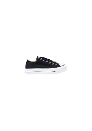 Converse Black Fabric Platform Sneakers - EU36/US6