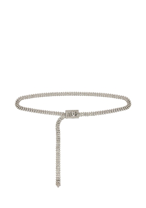 B-Low the Belt Baby Farah Belt in Metallic Silver.