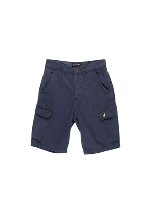 Lyle & Scott Blue Cotton Bermuda Shorts - W29