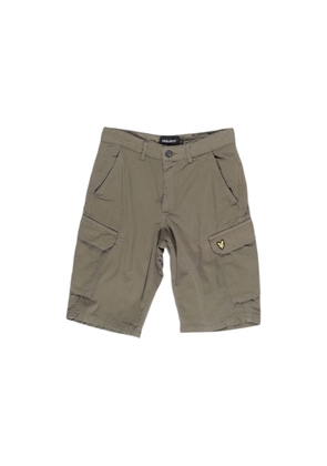 Lyle & Scott Green Cotton Bermuda Shorts - W29