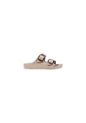 Birkenstock Beige Synthetic Flat Sandals - EU36/US6