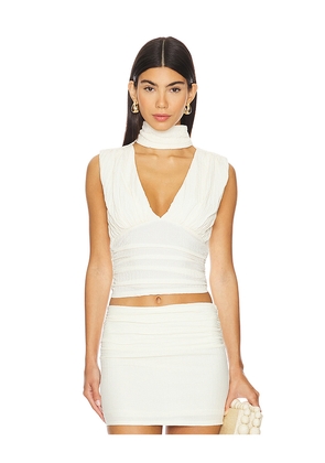 Camila Coelho Vale Top in Cream. Size S. Also in XL.