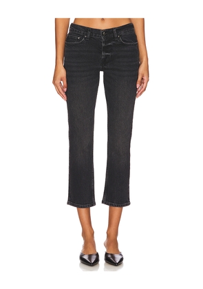 ANINE BING Nix Straight Leg Jeans in Black. Size 26. Also in 28.