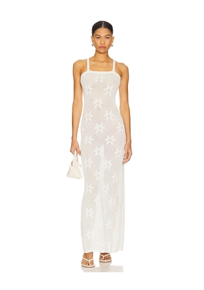 BEACH RIOT Conrad Dress in White. Size L. Also in S, XL.