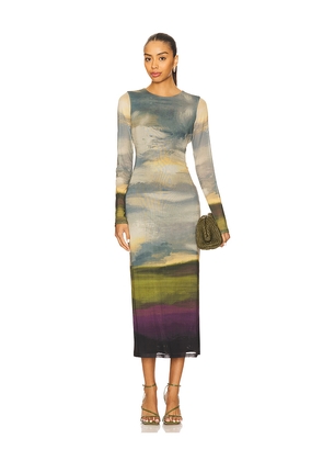 Cleobella Persephone Ankle Dress in Grey. Size M. Also in S.