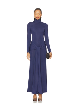 Bardot Alix Maxi Tie Front Dress in Navy. Size 10. Also in 4, 6.