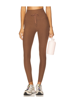 Beyond Yoga Spacedye Go Pocket Midi Legging in Brown. Size S. Also in XS.