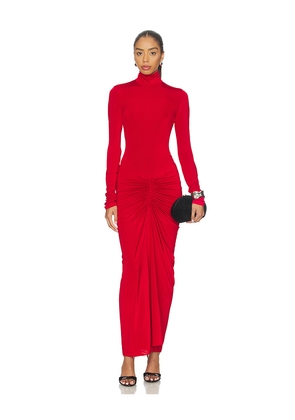 The Andamane Warwick Maxi Turtleneck Maxi Dress in Red. Size 38/XS. Also in 42/M.
