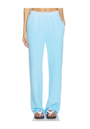 COTTON CITIZEN The Roma Sweatpant in Baby Blue. Size L. Also in M, S, XS.