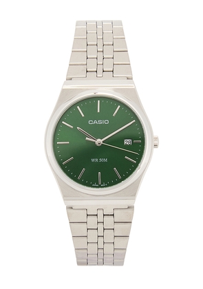 Casio MTPB145 Series Watch in Metallic Silver.